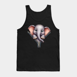 Cute Elephant Tank Top